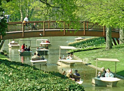 Gondolettas im Zoologischen Stadtgarten