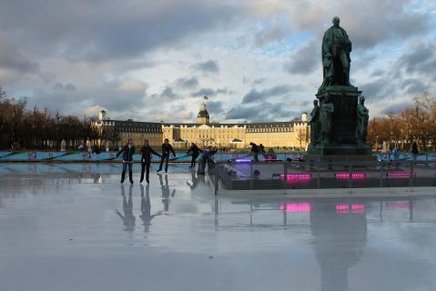 Eiszeit in Karlsruhe