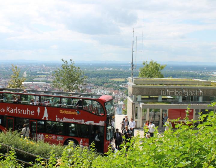 HopOn HopOff auf dem Turmberg