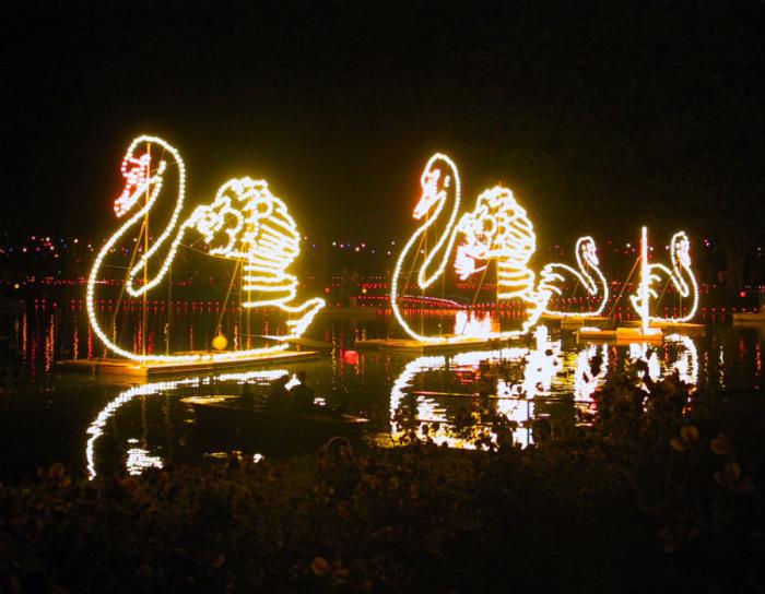 Lichterfest im Karlsruher Stadtgarten