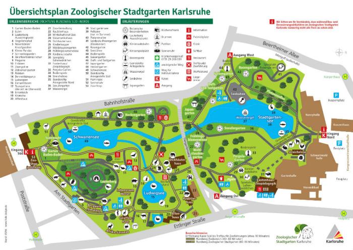 Parkplan Zoo
