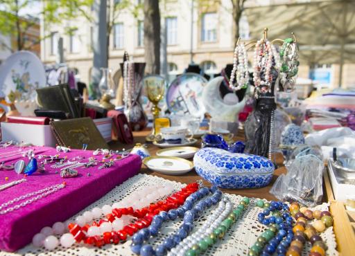 Fest der Sinne 2019 Flohmarkt auf dem Stephanplatz