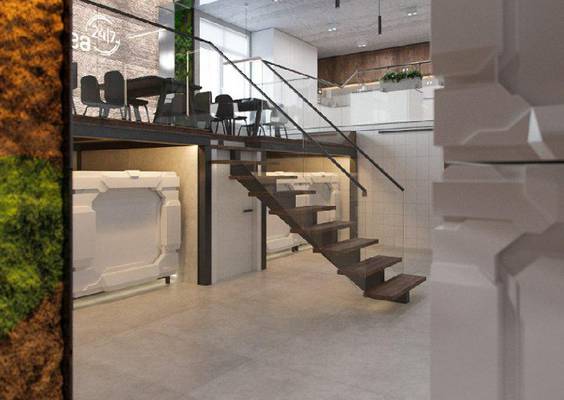 Übernachten in der Kapsel