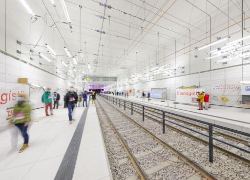 Tag der offenen Baustelle 2020 - Haltestelle Lammstraße