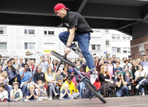 Chris Böhm BMX-Show Karlsruher Stadtfest 2019