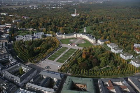 Fächergrundriss Karlsruhe